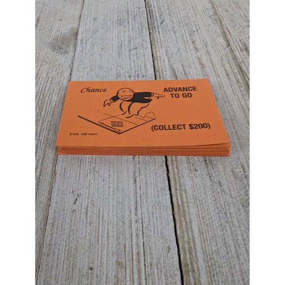 Vintage 2007 Monopoly Replacement Cards Chance Community Chest - Picture 2 of 5